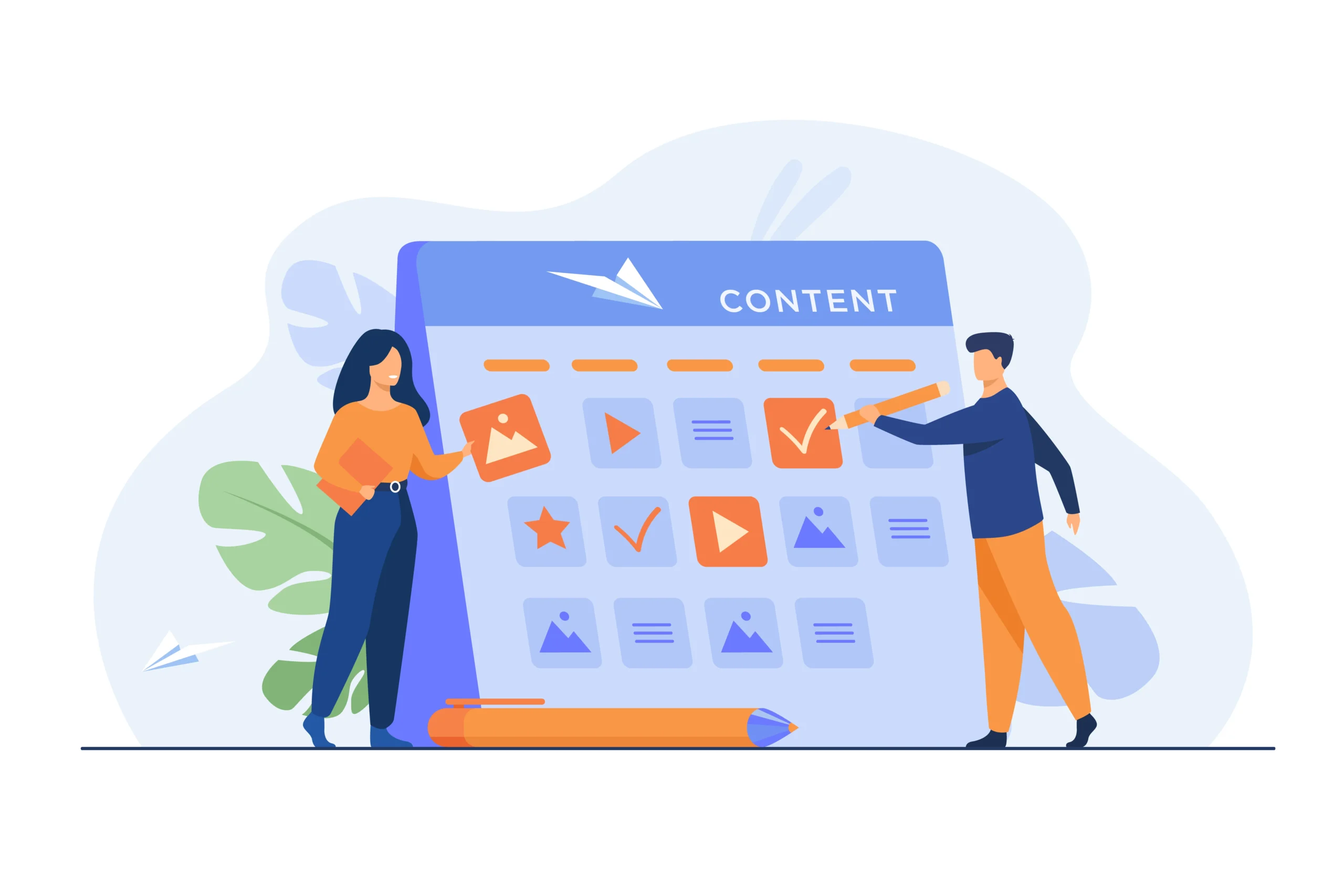 Social media content